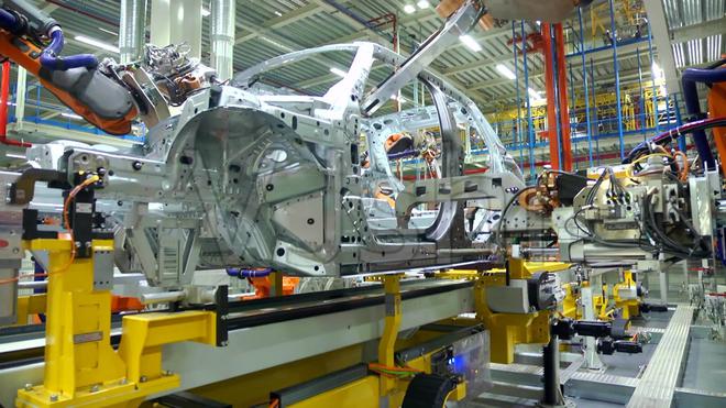 Automotive factory production line